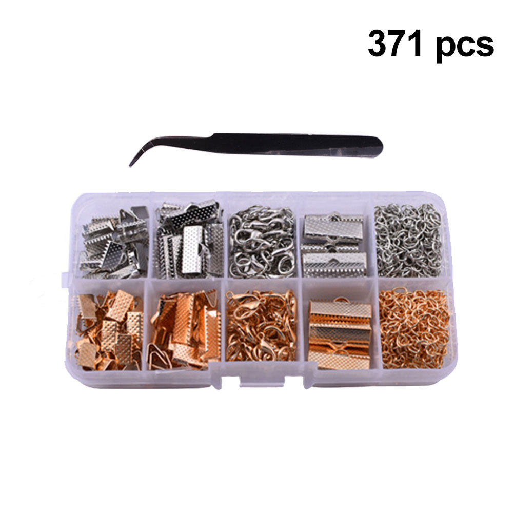 Jewelry Making Tool Kit - 371-delige gouden kettinggesp sieradenmaakset, creatieve DIY-accessoires