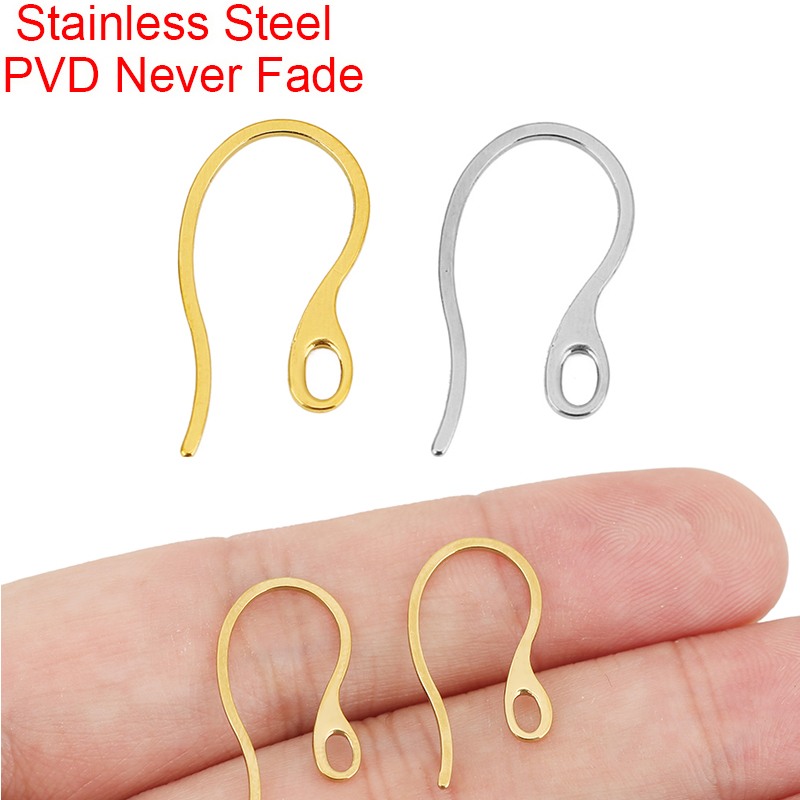 Jewelry Making Earrings - 20 stuks hypoallergene roestvrijstalen oorbelhaken met