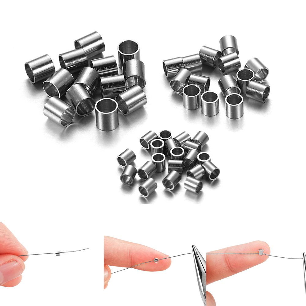 Crimp Bead Tube - 120-150 Stks/partij 1.5-4.0Mm Stop Spacer Crimp