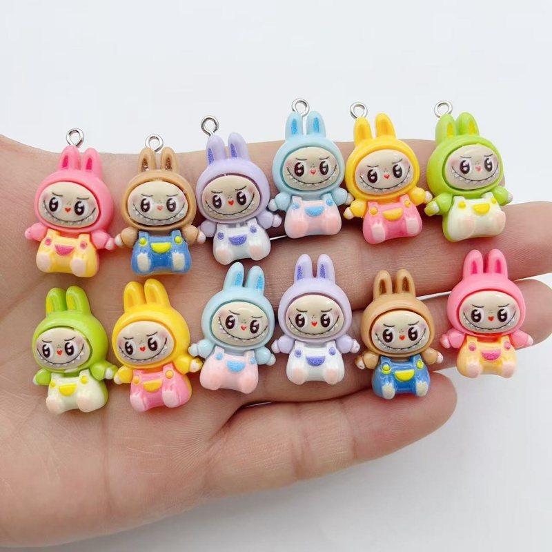 Jewelry Making Earrings - 10 stuks Kawaii Konijn Aardbei Huis