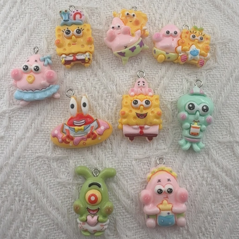 Jewelry Making Earrings - 10 stuks cartoonhars hangers, DIY sieraden