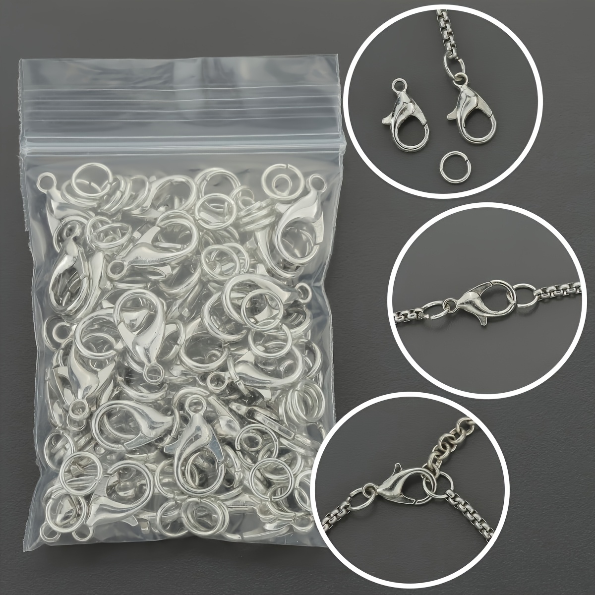 1/2/300 Stuks Kreeftgespen Ope - Jewelry Making Closed Jump Rings recensie en prijs