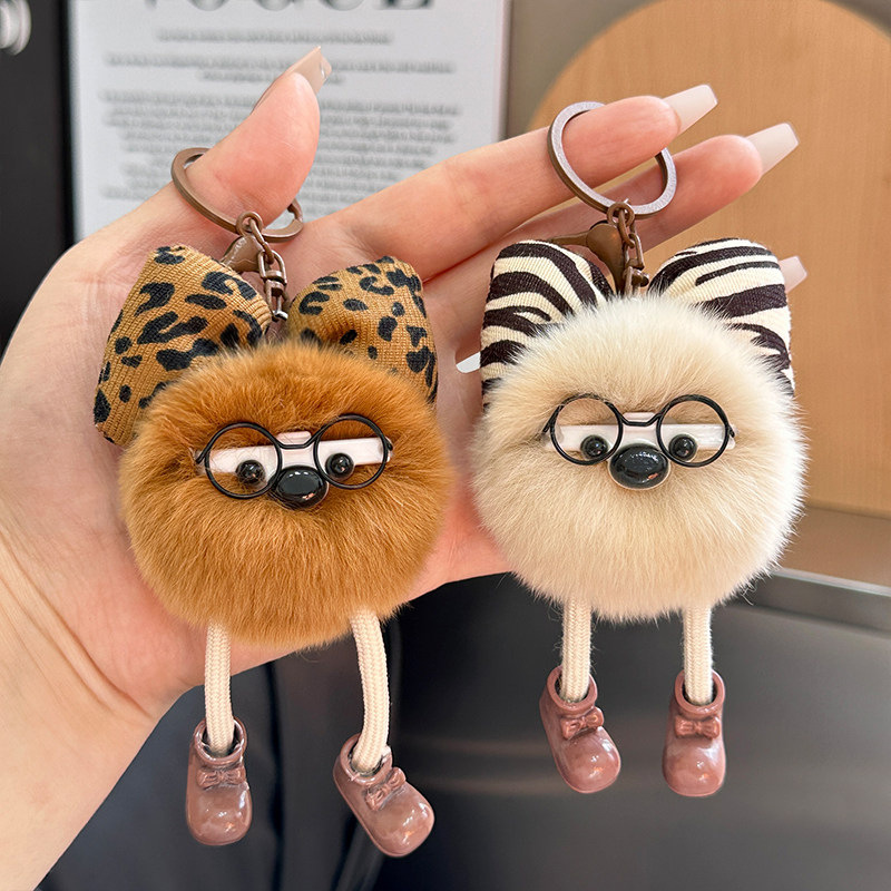 Schattig nep konijnenbont plui - Jewelry Making Glasses recensie en prijs