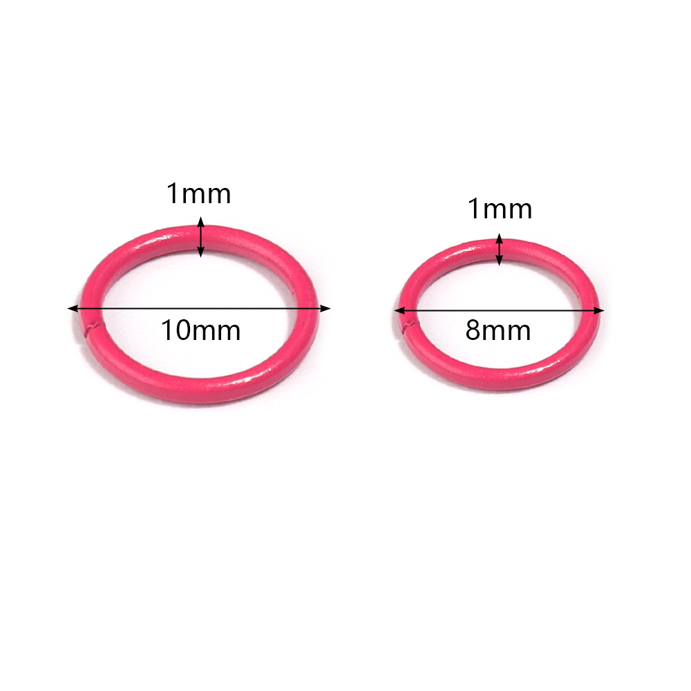 50 stuks 8/10mm ijzeren splitr - Jewelry Making Closed Jump Rings recensie en prijs