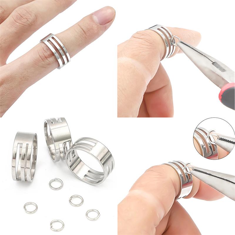Nieuwe 1pc nieuwe roestvrijsta - Jewelry Making Closed Jump Rings recensie en prijs