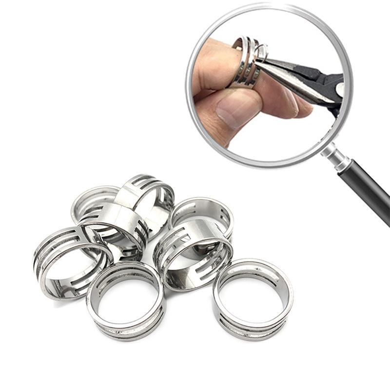 Nieuwe 1pc nieuwe roestvrijsta - Jewelry Making Closed Jump Rings recensie en prijs