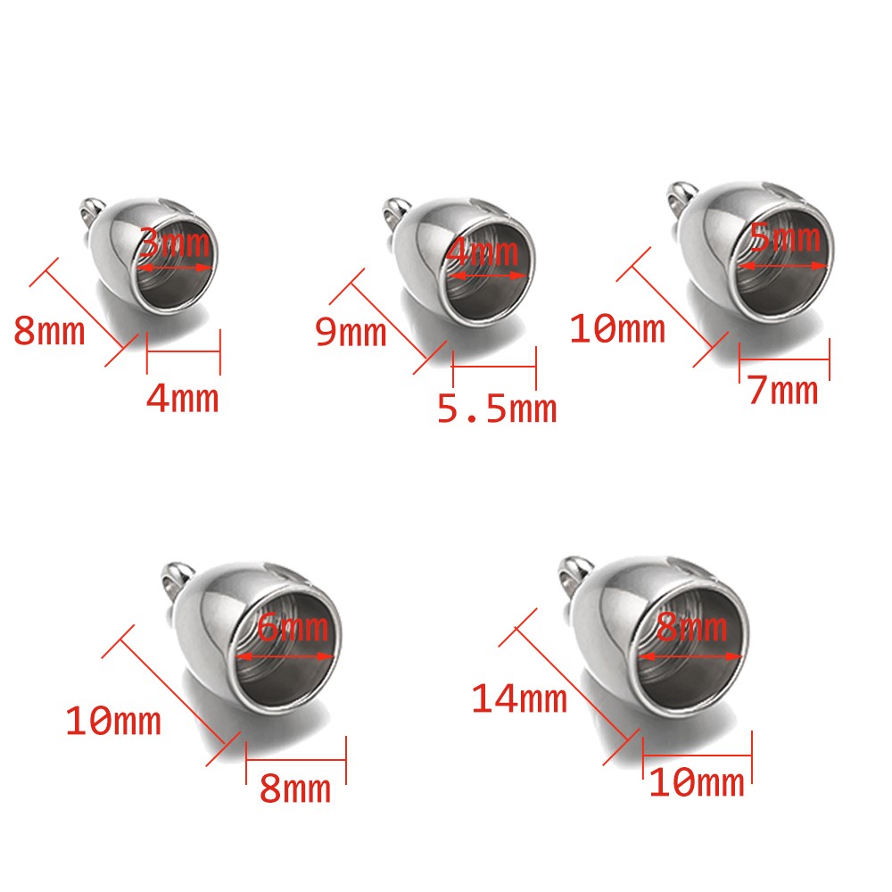 20 stuks buis eindkappen roest - Crimp Bead Tube recensie en prijs
