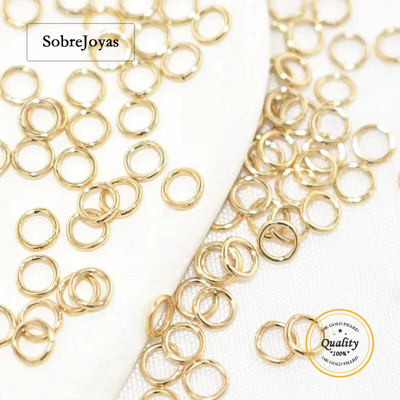 14K goudgevulde gesloten sprin - Jewelry Making Closed Jump Rings recensie en prijs