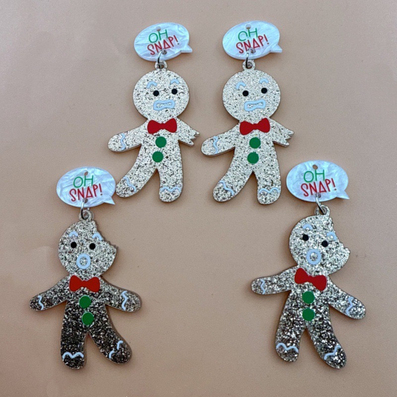 10 stuks schattige kerst ginge - Jewelry Making Earrings recensie en prijs