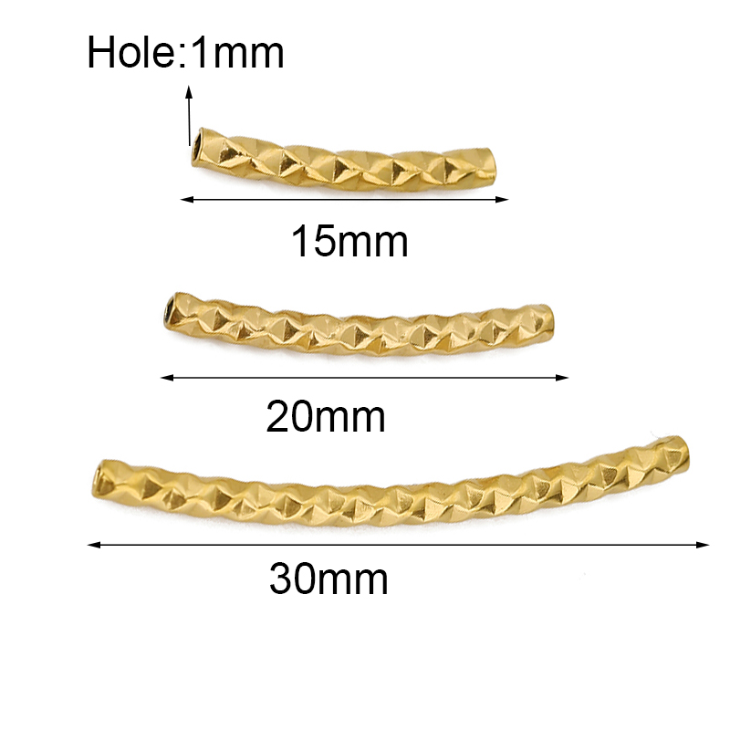 10 stuks PVD roestvrij staal g - Crimp Bead Tube recensie en prijs