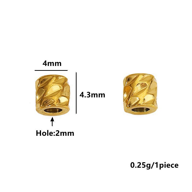 20st roestvrij staal PVD 18K v - Crimp Bead Tube recensie en prijs