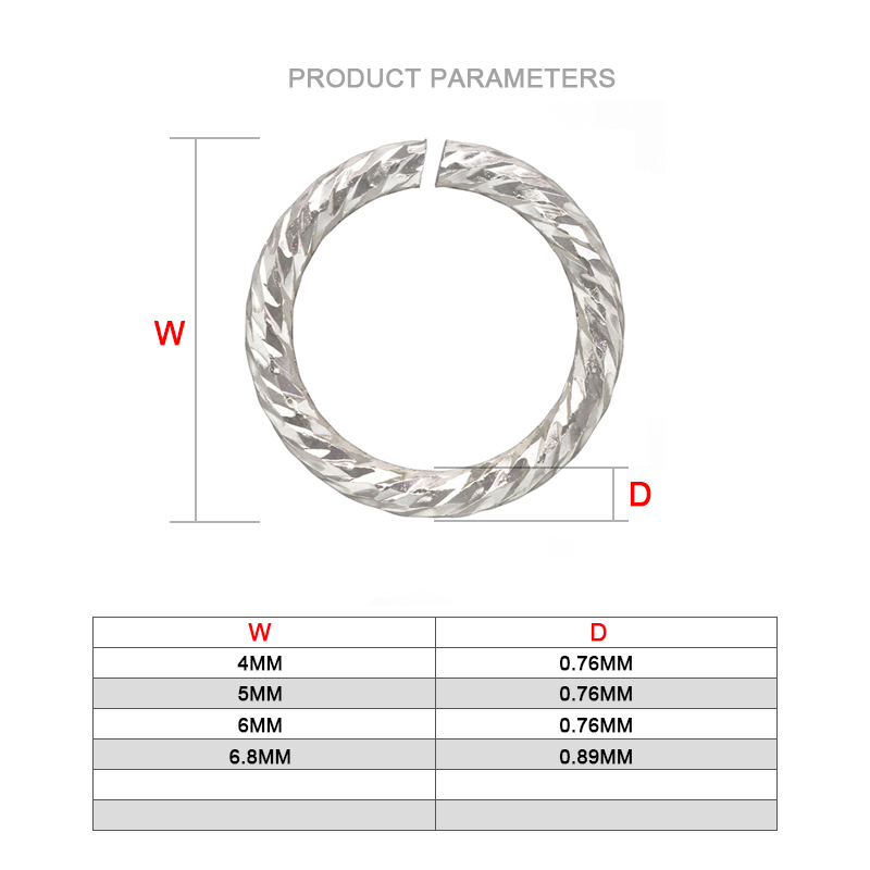 925 Sterling Zilver Sparkle Ge - Jewelry Making Closed Jump Rings recensie en prijs