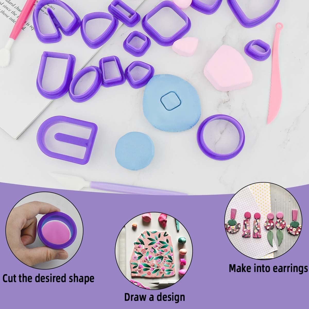 Polymeer Klei Oorbel Maken Kit - Jewelry Making Tool Kit recensie en prijs
