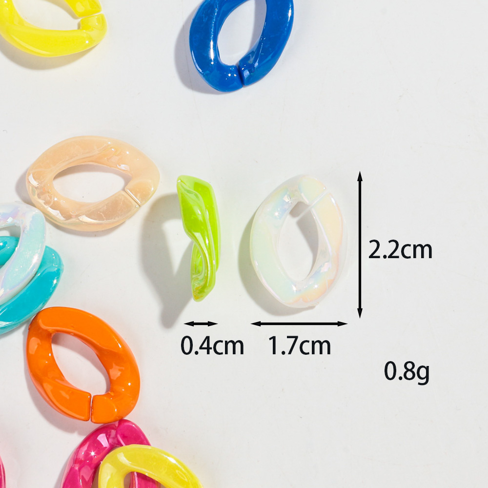 40 Stuks Iriserende Acryl 17X2 - Jewelry Making Glasses recensie en prijs