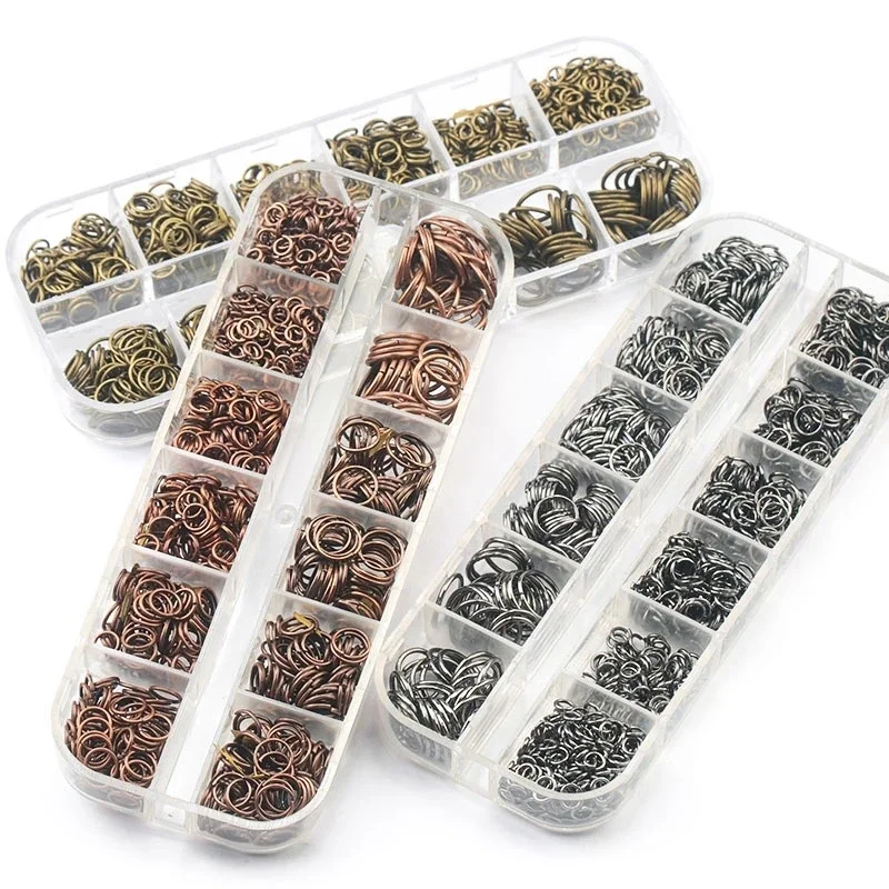 1050 stuks 0,7 mm verzilverde  - Jewelry Making Closed Jump Rings recensie en prijs