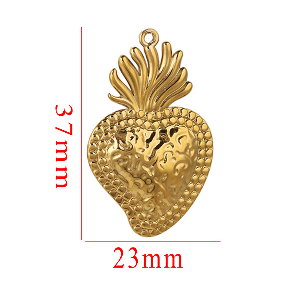 5 stks Rvs Hart Zon Charms Con - Jewelry Making Materials Wholesale recensie en prijs