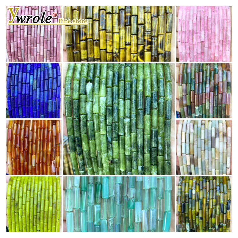 4x13mm Buis Natuursteen Jade T - Crimp Bead Tube recensie en prijs