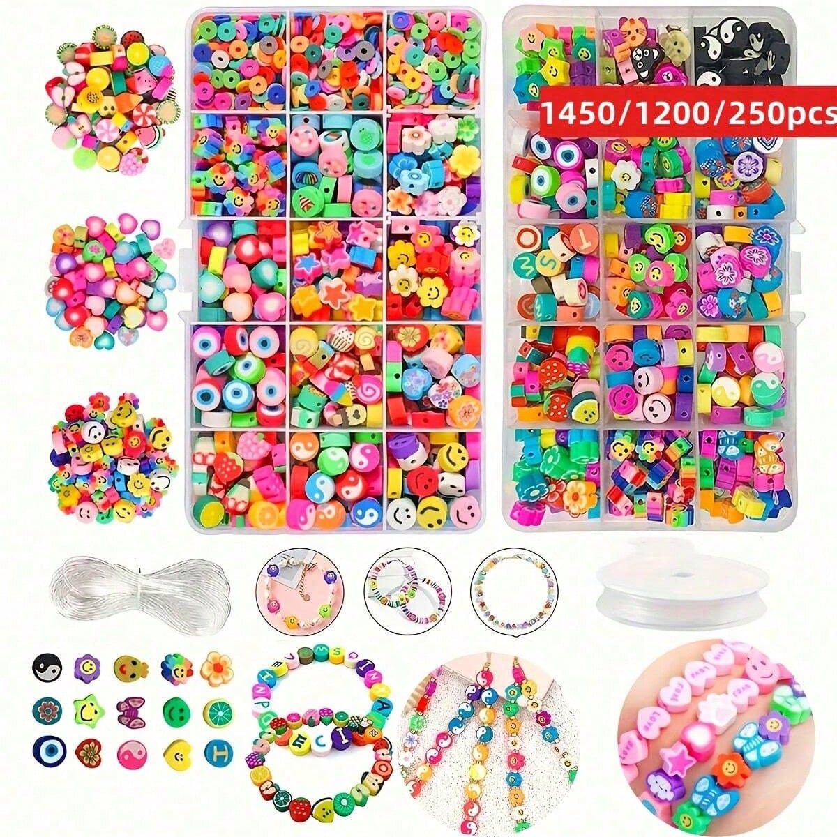 1450/1200/250 stuks polymeerkl - Jewelry Making Kit recensie en prijs