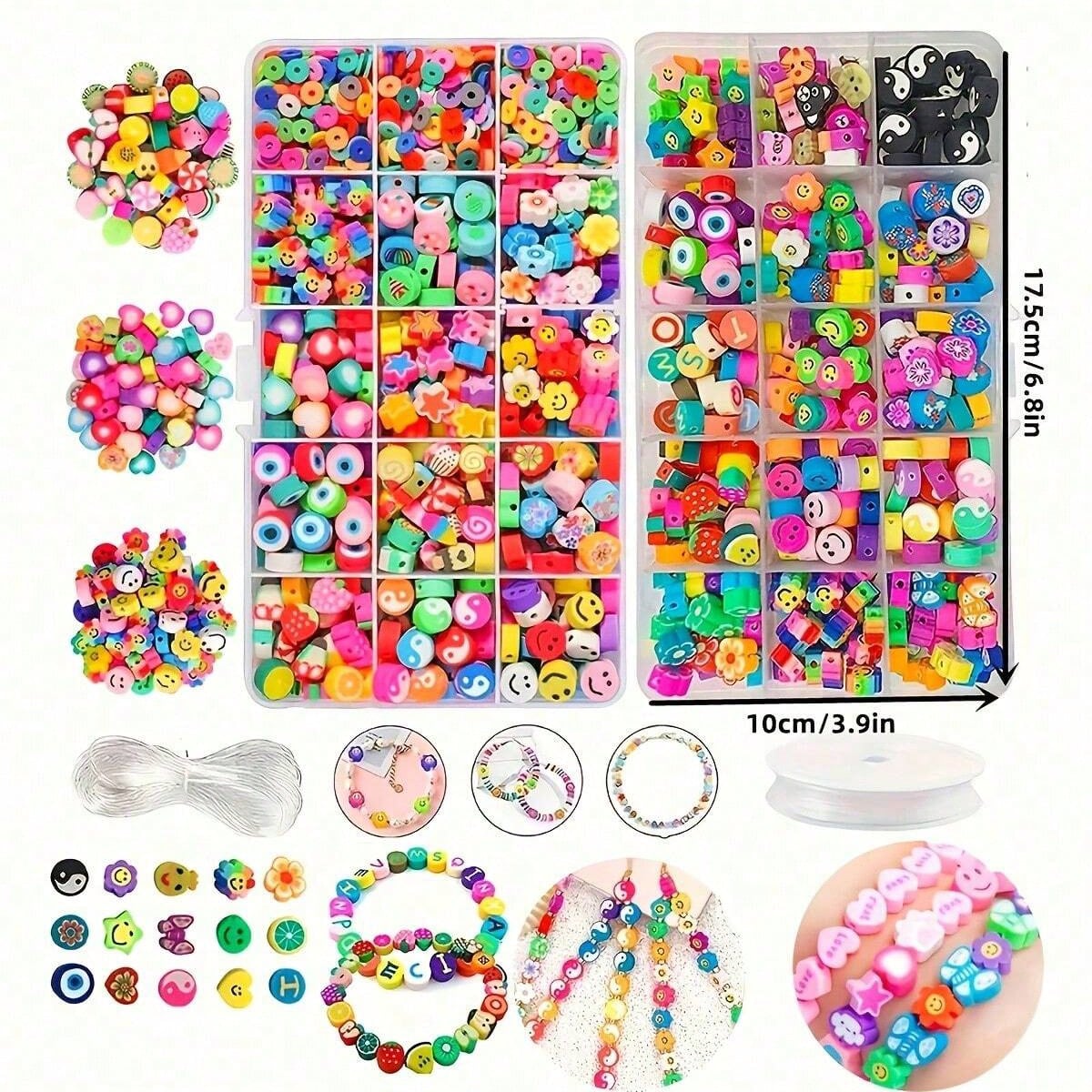 1450/1200/250 stuks polymeerkl - Jewelry Making Kit recensie en prijs