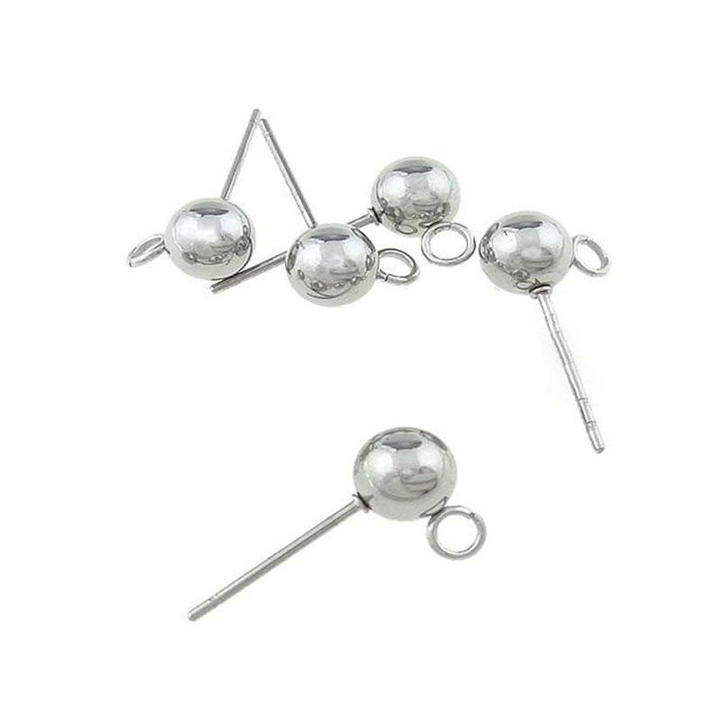 20 Stuks Rvs 3/4/5/6/8mm Ronde - Jewelry Making Earrings recensie en prijs