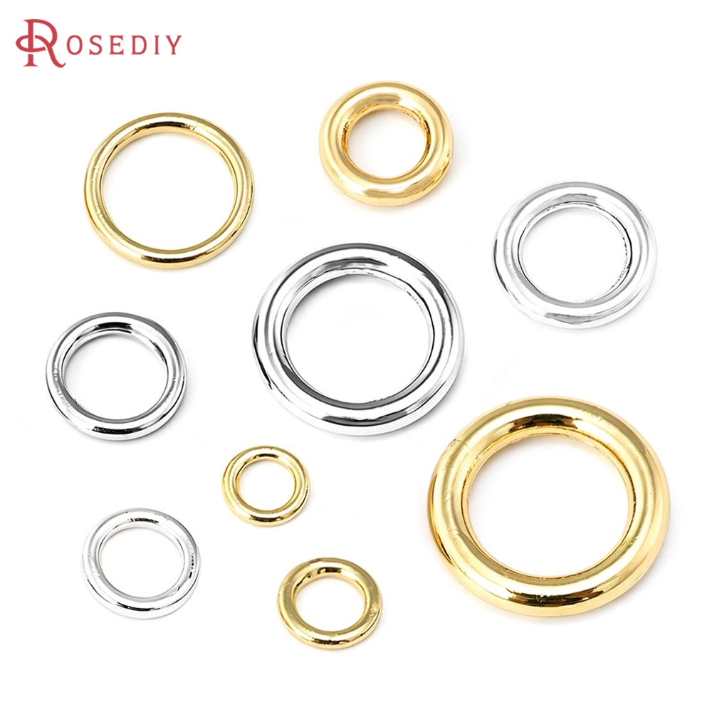 4~14,5MM 18K Goudkleurige Mess - Jewelry Making Closed Jump Rings recensie en prijs