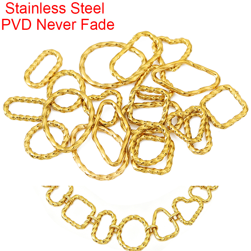 10 stuks roestvrijstalen geslo - Jewelry Making Closed Jump Rings recensie en prijs