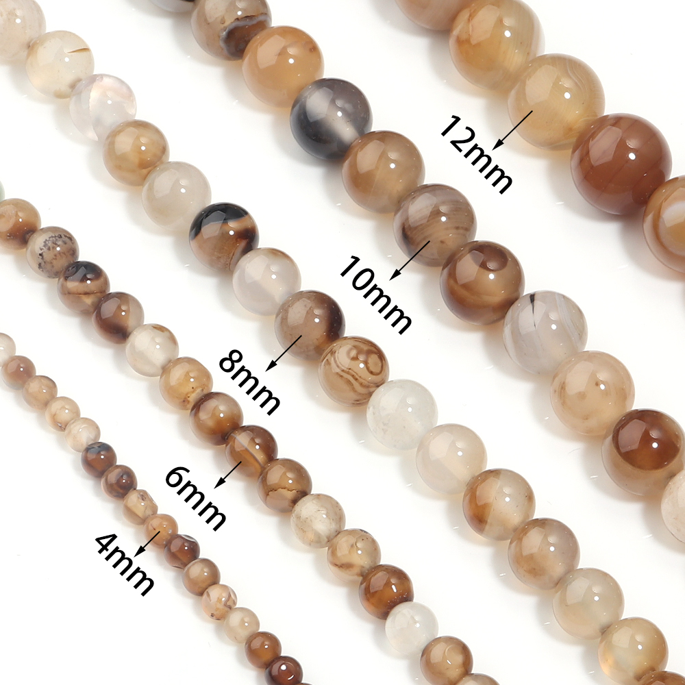 1 strand 6/5/8/10/12mm Lichtbr - Jewelry Making Light recensie en prijs