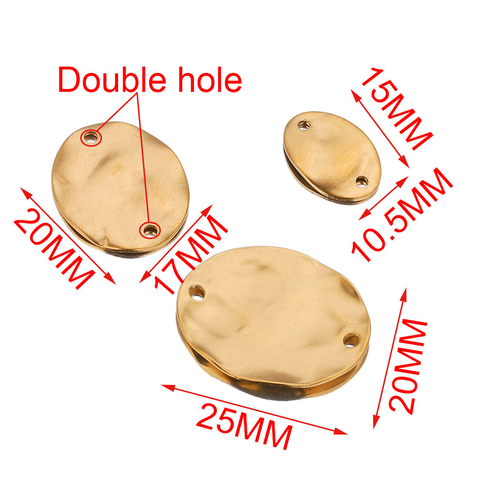 20 stks 15/20/25 MM Rvs Dubbel - Jewelry Making Materials Wholesale recensie en prijs