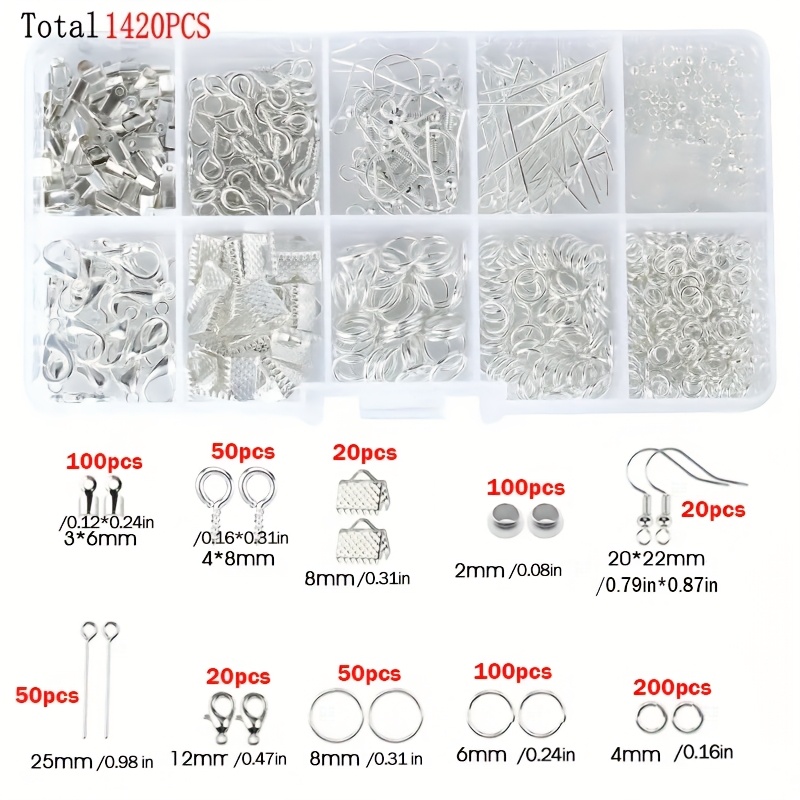 1420 stuks 1 doos Sieraden Fin - Jewelry Making Tool Kit recensie en prijs