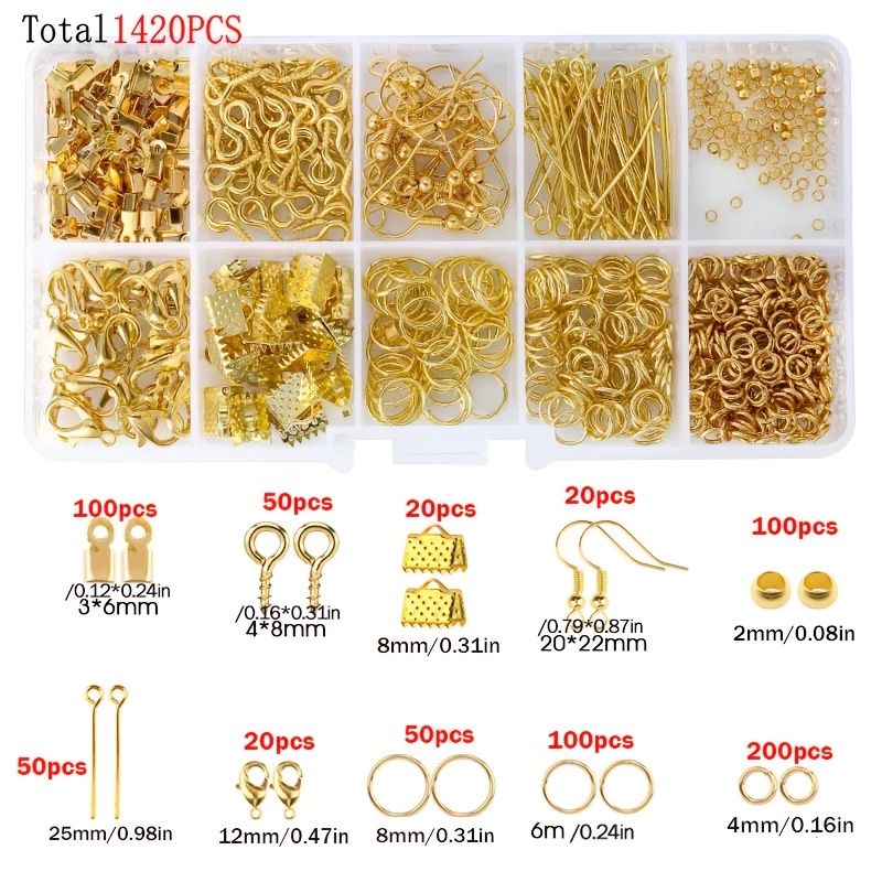 1420 stuks 1 doos Sieraden Fin - Jewelry Making Tool Kit recensie en prijs
