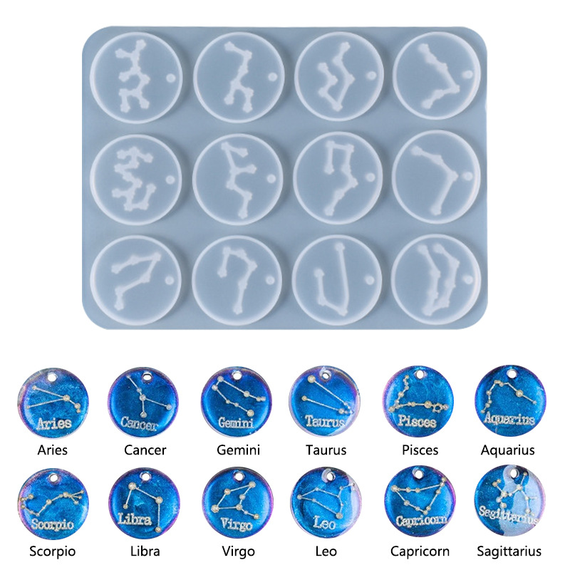 12-gaats sterrenbeeld hanger s - Jewelry Making Mold recensie en prijs